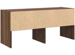 Vidaxl Scarpiera Impilabile Effetto Rovere Marrone 89,5X30X40 Cm