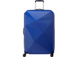 Delsey Paris Carrello Karat 4 Double Rolls Trolley 76 Blue