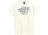 Amplified - Maglietta "Line Art Logo"" Per Uomo/Donna Unisex GD2021 (Xl) (Bianco Antico)"