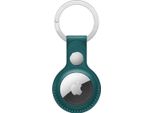Custodia Apple Airtag Portachiavi In Pelle Per Airtag - Verde Foresta