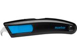 Martor Coltello Di Sicurezza Con Lama A Uncino, Rientro Lama, Secupro Megasafe, Cutter Professionale, Alluminio, Per Destrorsi E Mancini, Logistica, Gs