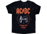 Ac/Dc - Maglietta "PWR-UP Tour '24"" Per Uomo/Donna Unisex RO12104 (S) (Nero)"