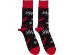 Slayer - Calzini Per Uomo/Donna Unisex RO12160 (40,5 Eu - 45,5 Eu) (Nero/Rosso/Bianco)