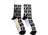 The Beatles - Calzini "Revolver"" Per Uomo/Donna Unisex RO12219 (40,5 Eu - 45,5 Eu) (Bianco/Nero)"