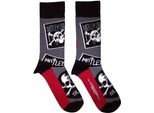 Motley Crue - Calzini Per Uomo/Donna Unisex RO12236 (40,5 Eu - 45,5 Eu) (Antracite)