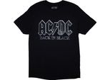 Ac/Dc - Maglietta "Back In Black PWR-UP Eu Tour '24"" Per Uomo/Donna Unisex RO12118 (3XL) (Nero)"