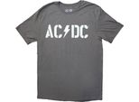 Ac/Dc - Maglietta "PWR-UP Eu Tour '24"" Con Stampa Posteriore Per Uomo/Donna Unisex RO12120 (3XL) (Grigio)"