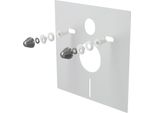 Alcadrain Schallschutz FüR Wand-Wc Und Bidet Mit ZubehöR Und Chromabdeckung