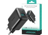 Joyroom Jr-Tcf13 Caricatore Di Rete Usb-C / Usb-A 25W Sfc / Pps / Pd - Nero