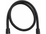Tubo Doccia Powerflex In Metallo, 100 Cm, Nero Opaco