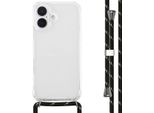 Imoshion Custodia Protettiva Iphone 16 Con Fascia Posteriore Con Catena Custodia Per Iphone 16 - Nero