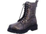 Lazamani Alize, Donna, Stivali In Pelle Con Lacci, Oro, Taglia 38