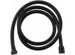 Tubo Doccia Powerflex In Metallo, 150 Cm, Nero Opaco