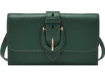 Fossil Portafoglio Borsa A Tracolla Harwell Wallet Crossbody Viridian Verde Scuro