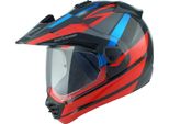 Arai Tour-X5 Africa Twin Motocross Helm, Rot/Blau, S (55/56)