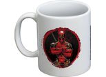 Deadpool - Tazza Da Caffè, Pose PM10606 (Taglia Unica) (Bianco/Nero/Rosso)
