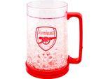 Arsenal Fc - Caraffa Da Freezer, Crest TA12168 (Taglia Unica) (Rosso/Trasparente)