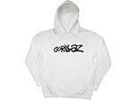 Gorillaz - Felpa Con Cappuccio "Cracker Island"" Per Uomo/Donna Unisex RO11558 (L) (Bianco)"