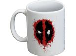 Deadpool - Tazza Da Caffè, Logo Splash PM10607 (Taglia Unica) (Bianco/Rosso/Nero)