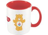 Care Bears - Tazza Da Caffè, Interno Bicolore PM10584 (Taglia Unica) (Bianco/Rosso/Giallo)