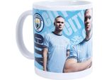 Manchester City Fc - Tazza Da Caffè "Haaland"" PM10492 (Taglia Unica) (Blu/Bianco)"