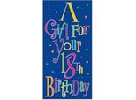 Un Regalo Per Il Tuo 18° Compleanno Buste Di Denaro - Cartone SG32855 (Taglia Unica) (Blu)