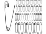200X Spille Di Sicurezza Spille Di Sicurezza Aghi - Varie Misure Piccole E Grandi Spille Di Sicurezza, Varie Misure