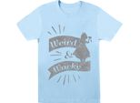 Disney - Maglietta "Alice Nel Paese Delle Meraviglie"" Da Donna BI8456 (Xxl) (Babyblue)"