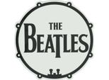 The Beatles - Magnete Da Frigo, Logo Della Batteria RO11746 (Taglia Unica) (Bianco/Nero)