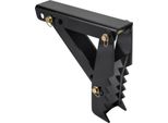 Succebuy Attacco Per Benna Da Escavatore Da 18", Spessore Denti 1/2"", Benna Da Escavatore Per Impieghi Gravosi. Attacco A Saldare In Acciaio Nero Con Bullone Da 12 Mm, Benna Meccanica Regolabile Per Benna Da Escavatore/Escavatore"