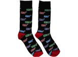 Kiss - Calzini Logo Per Uomo/Donna Unisex RO11910 (39,5 Eu - 45,5 Eu) (Nero)