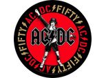 Ac/Dc - Toppa "Angus Emblem"", Tessuto Cucito RO11991 (Taglia Unica) (Rosso/Nero)"
