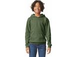 Gildan - Felpa Con Cappuccio "Softstyle"" Per Bambini PC7459 (152-158) (Verde Militare)"