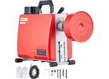 Succebuy 66 Ft X 5/8 Pollici Macchina Per La Pulizia Dei Tubi, 250 W Spirale Elettrica Per La Pulizia Dei Tubi Con Alimentazione Manuale šC Con 7 Frese, 2 Cavi D'acciaio E Controllo Cw/Ccw