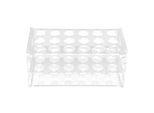 Portaprovette In Acrilico Per Provette Da 17 Mm, 18 Fori, Portaprovette Da Centrifuga Trasparente Per Provette Da 10 Ml E 15 Ml