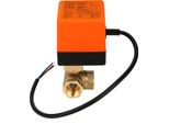 DN15 G1/2 Valvola Elettrica A Sfera Motorizzata A 3 Vie In Ottone Per Il Condizionamento Dell'aria DC12V