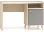 Scrivania Per Bambini Scrivania Mevel 120X58X80Cm Colore Selezionabile 1 Anta