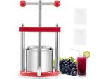Manuelle Obstweinpresse 1,65L - Weinherstellung Edelstahl - Obstmühle Wein Presse