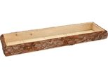Vassoio In Legno Con Corteccia D'albero - Circa 48 X 17 Cm - Vassoio Decorativo Con Corteccia (Grande)