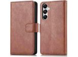 Custodia Per Cellulare Imoshion Per Samsung Galaxy A16 (5G)/Samsung Galaxy A16 (4G) - Flip Cover Libreria Flip - Marrone