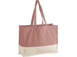 Westford Mill - Borsa Della Spesa "Earthaware"", Contrasto, Cotone Organico RW10455 (Taglia Unica) (Rosa/Naturale)"
