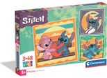 Clementoni Puzzle Disney Stitch 3X48 ElementóW – Oryginalny Produkt, Relaks I Zabawa