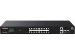 Ip-Com Switch Poe Gestito L2 20 Porte (16 Poe + 2 Sfp) Gigabit Ethernet 40 Gbit/S