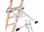 Stabilizzatore Per Scale Vevor 815X710X55 Mm, Piedini Regolabili, Accessori Per Scale A Muro Per Grondaie, Distanziatore Per Scale A Muro, Piedini In Gomma Antiscivolo, Portata: 150 Kg