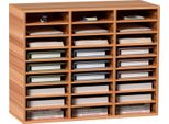 Organizzatore Di Documenti In Legno Vevor Con 27 Scomparti, Ripiani Regolabili, Centro Posta In Mdf, Per Archiviare Fascicoli, Documenti, Carte E Riviste