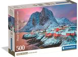 Cle Puzzle 500 Compact Hamnoy Village 35587