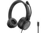 Conceptronic Headset USB-C Mikro,Int.Bed.Stereo 2.0M Sw
