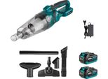 Aspirapolvere Elettrico, Design Cordless, Forte Potenza Di Aspirazione, 2 Batterie