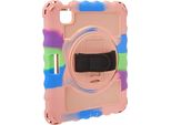 Custodia Per Ipad Air 4 10,9" Con Supporto E Tracolla Rosa"
