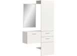 Vaga Garderobe Opstelling 3 Delen Wit.